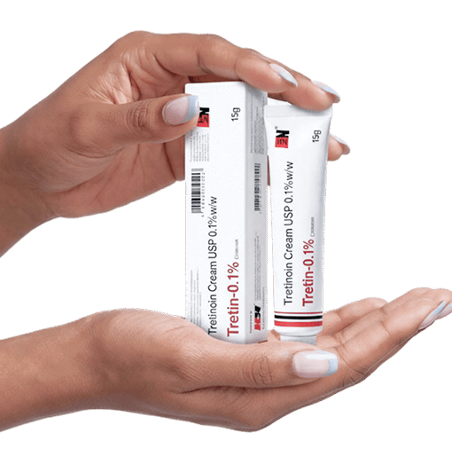 Crema de Tretinoína Crema antienvejecimiento Tretin-0,1% Creme